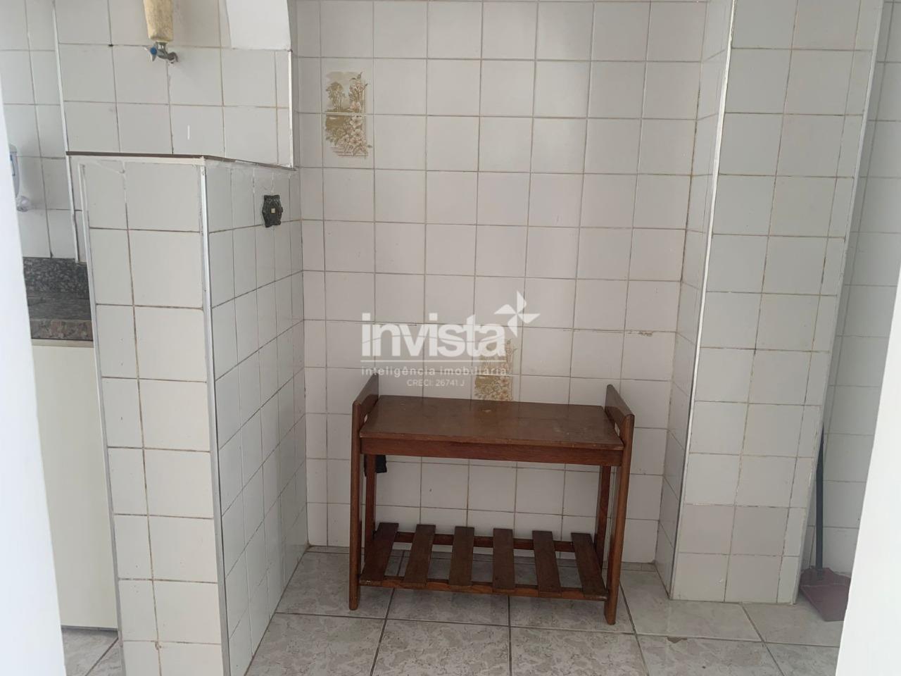 Kitnet para aluguel no bairro Gonzaga - Santos