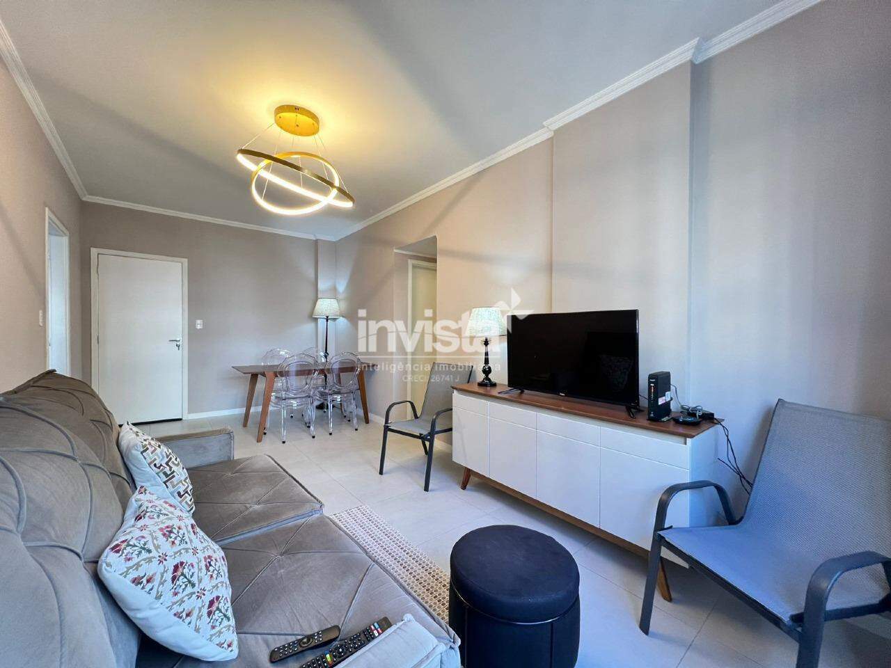 C&oacute;digo: 39123 R$ 650.000,00 Apartamento &agrave; venda no bairro Aparecida 56 m&sup2; 1 quarto 1 vaga - Santos