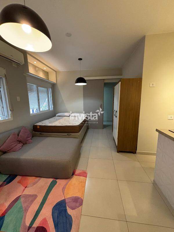 C&oacute;digo: 39155 R$ 3.200,00 Apartamento para alugar no bairro Aparecida 35 m&sup2; 1 quarto 1 vaga - Santos