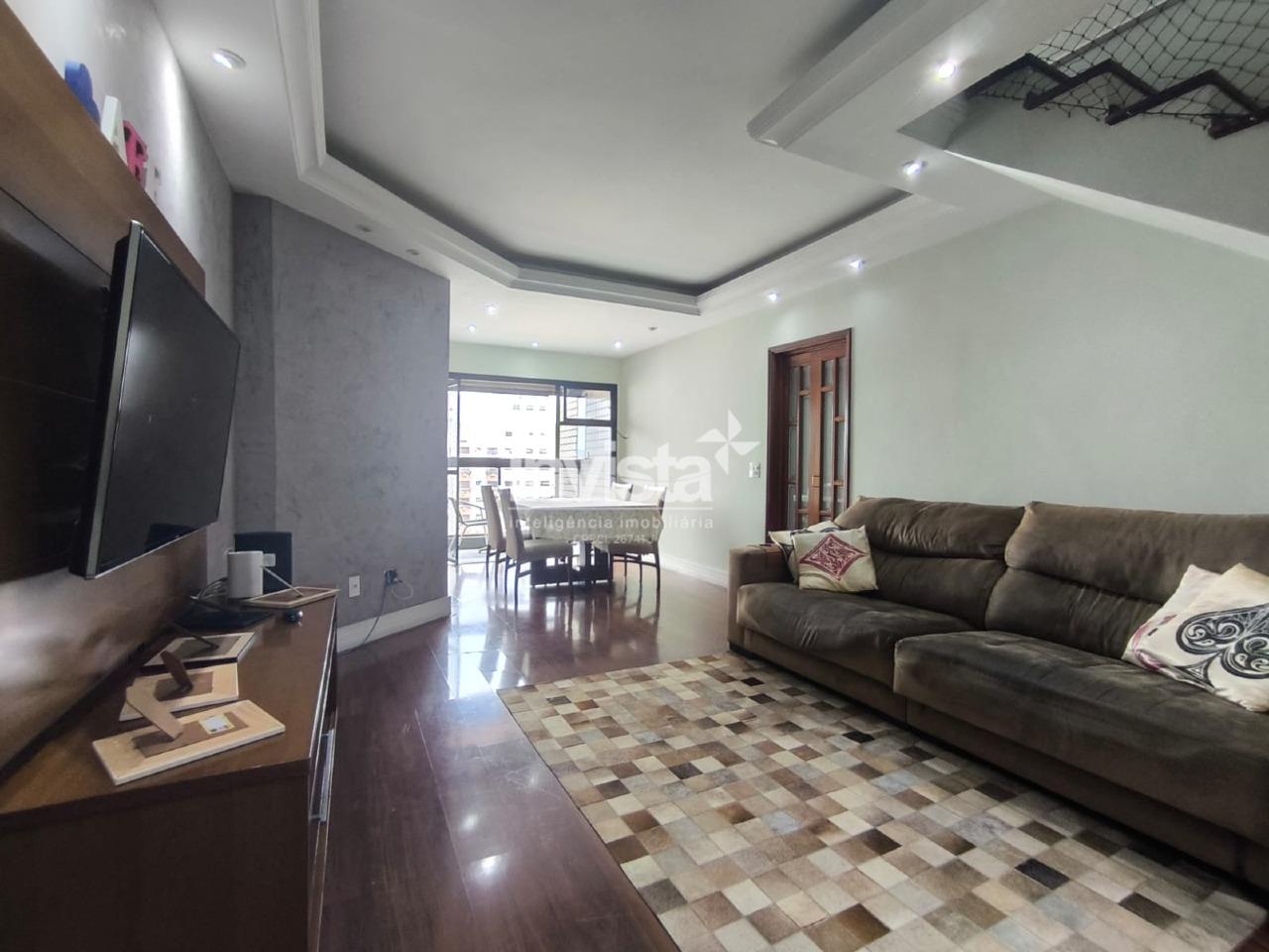 Cobertura Duplex para aluguel no bairro Aparecida - Santos