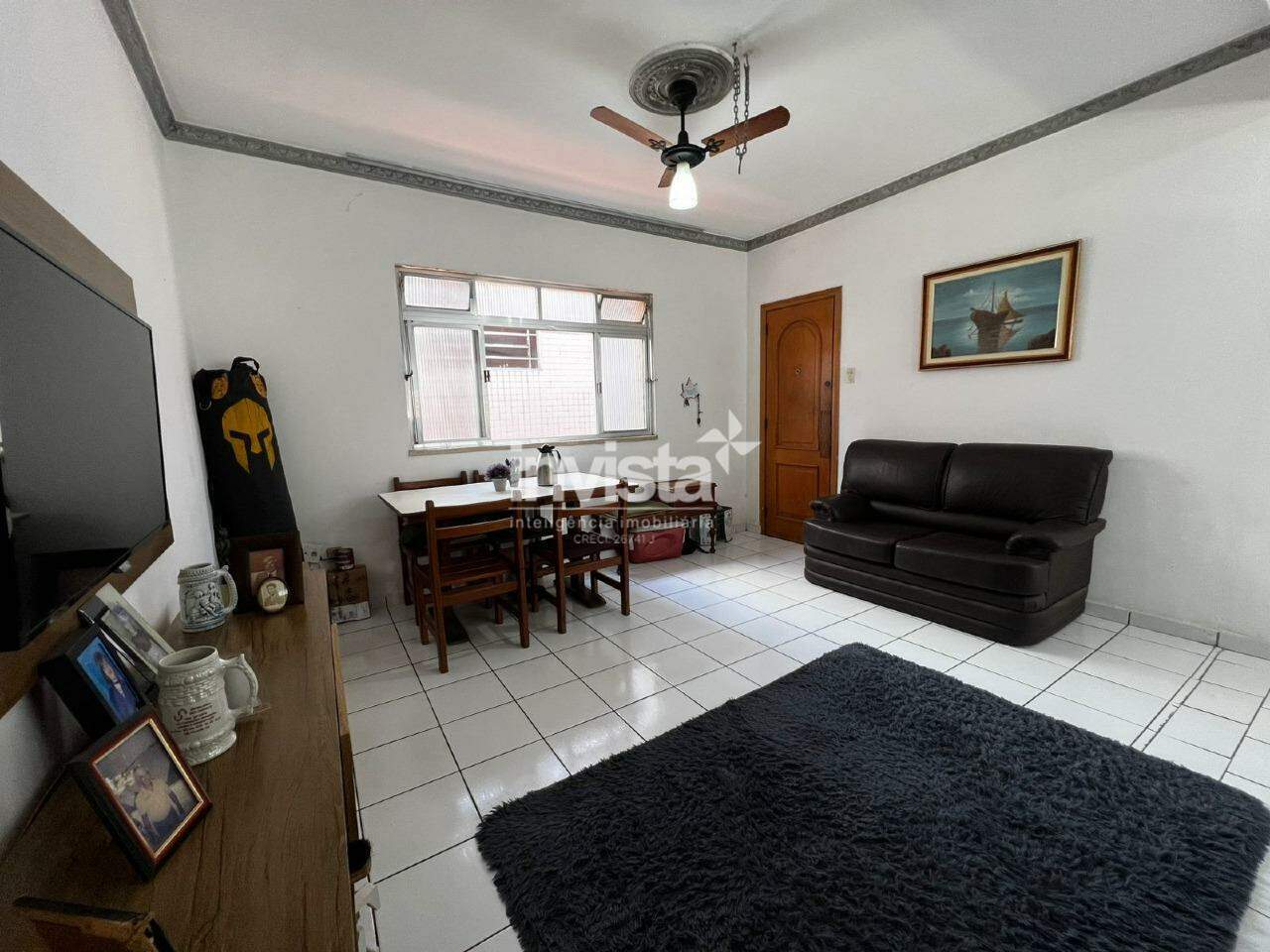 C&oacute;digo: 39182 R$ 2.500,00 Apartamento para alugar no bairro Gonzaga 75 m&sup2; 2 quartos 0 vagas - Santos