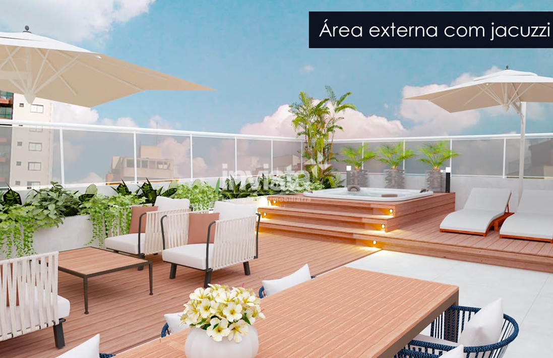 C&oacute;digo: 39202 R$ 320.000,00 Apartamento &agrave; venda no bairro Aparecida 38 m&sup2; 1 quarto 1 vaga - Santos