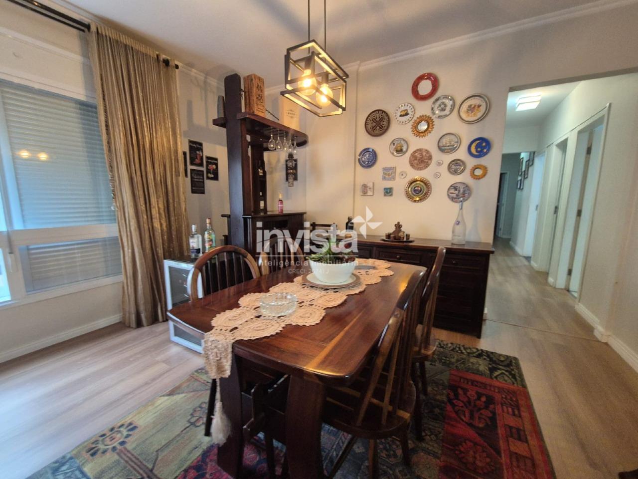 C&oacute;digo: 39236 R$ 895.000,00 Apartamento &agrave; venda no bairro Embar&eacute; 167 m&sup2; 3 quartos 1 vaga - Santos