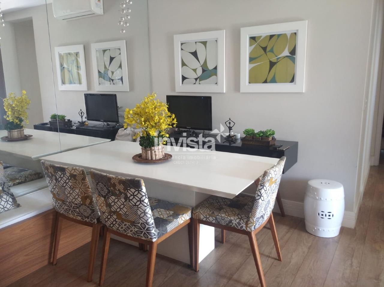 C&oacute;digo: 39242 R$ 5.500,00 Apartamento para alugar no bairro Estu&aacute;rio 67 m&sup2; 2 quartos 1 vaga - Santos