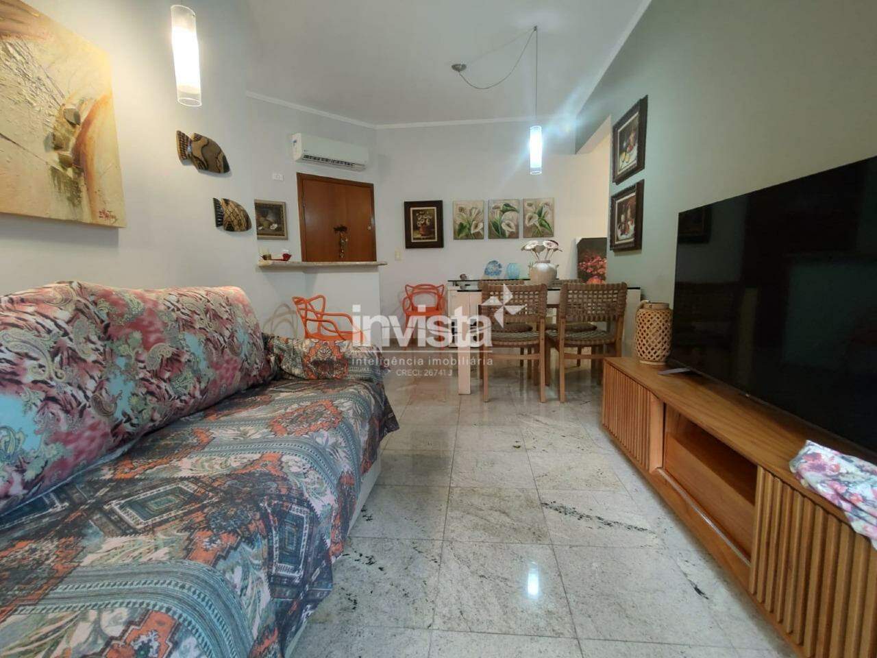 C&oacute;digo: 39243 R$ 4.800,00 Apartamento para alugar em Santos-SP no bairro Gonzaga, com 1 dormit&oacute;rio e 60m&sup2; 60 m&sup2; 1 quarto 1 vaga - Santos