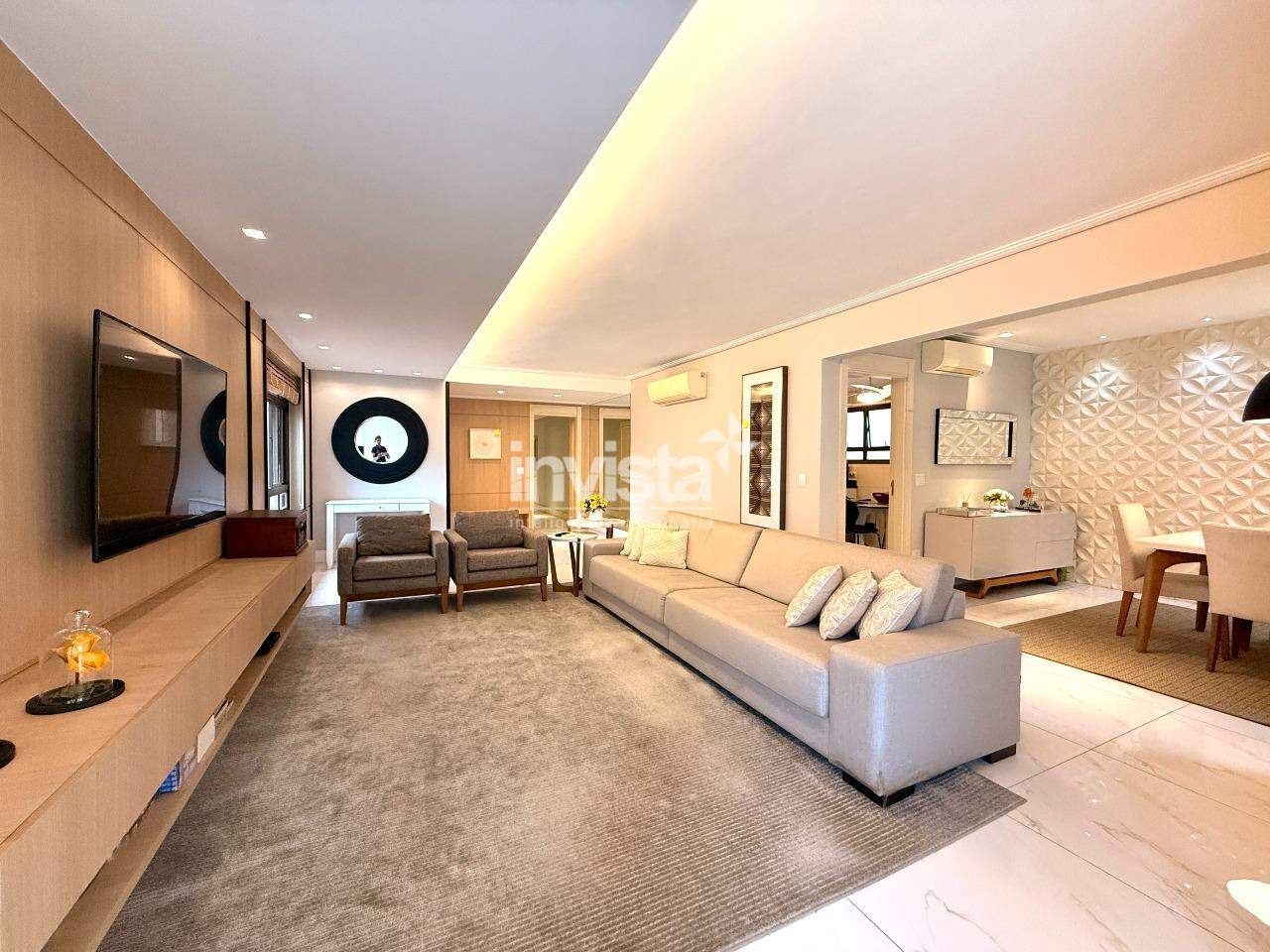 C&oacute;digo: 39259 R$ 2.380.000,00 Apartamento &agrave; venda no bairro Embar&eacute; 209 m&sup2; 4 quartos 2 vagas - Santos