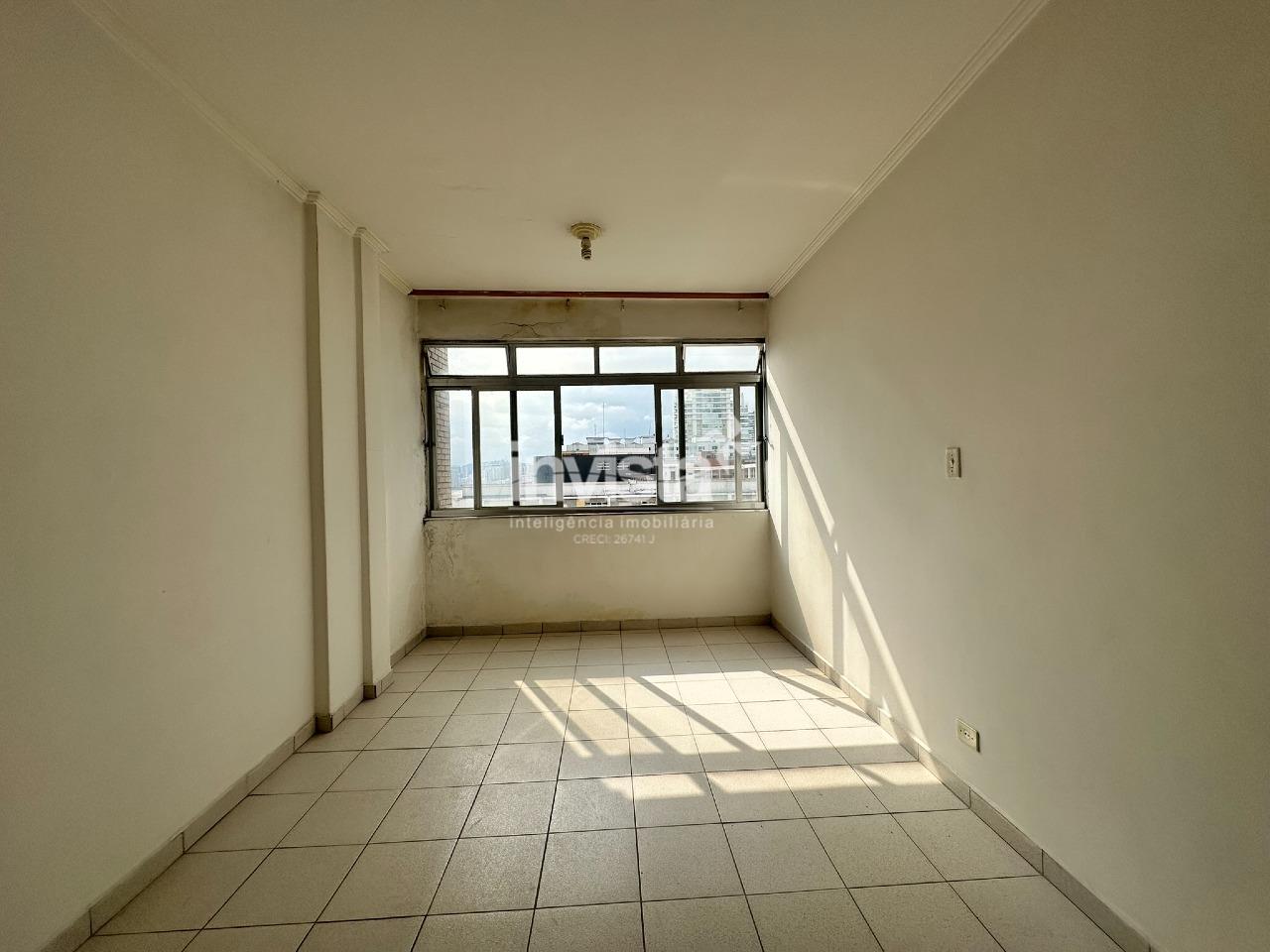 C&oacute;digo: 39281 R$ 3.000,00 Apartamento para alugar no bairro Embar&eacute; 28 m&sup2; 1 quarto 1 vaga - Santos