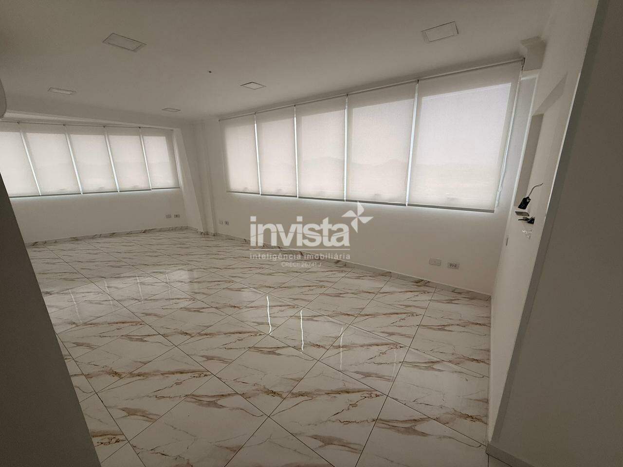 C&oacute;digo: 39300 R$ 3.200,00 Sala Comercial para alugar no bairro Ponta da Praia 46 m&sup2; 0 quartos 1 vaga - Santos