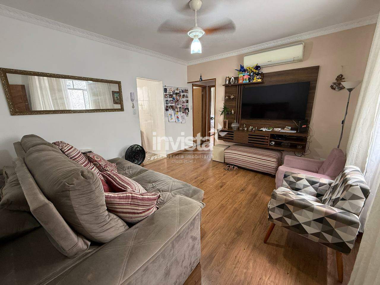 C&oacute;digo: 39301 R$ 420.000,00 Apartamento &agrave; venda no bairro Gonzaga 65 m&sup2; 2 quartos 0 vagas - Santos