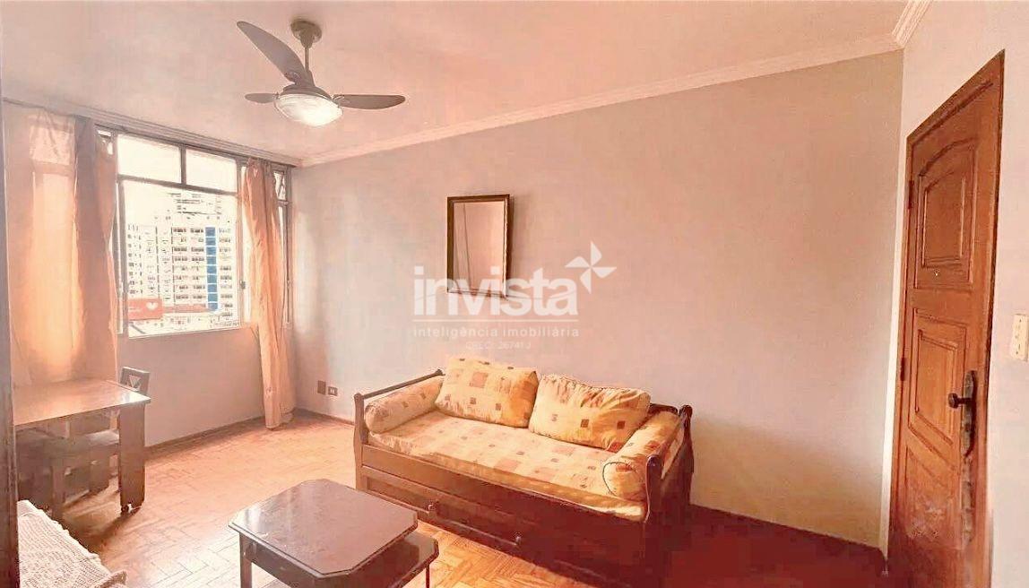 C&oacute;digo: 39302 R$ 3.500,00 Apartamento para alugar no bairro Gonzaga 100 m&sup2; 2 quartos 0 vagas - Santos