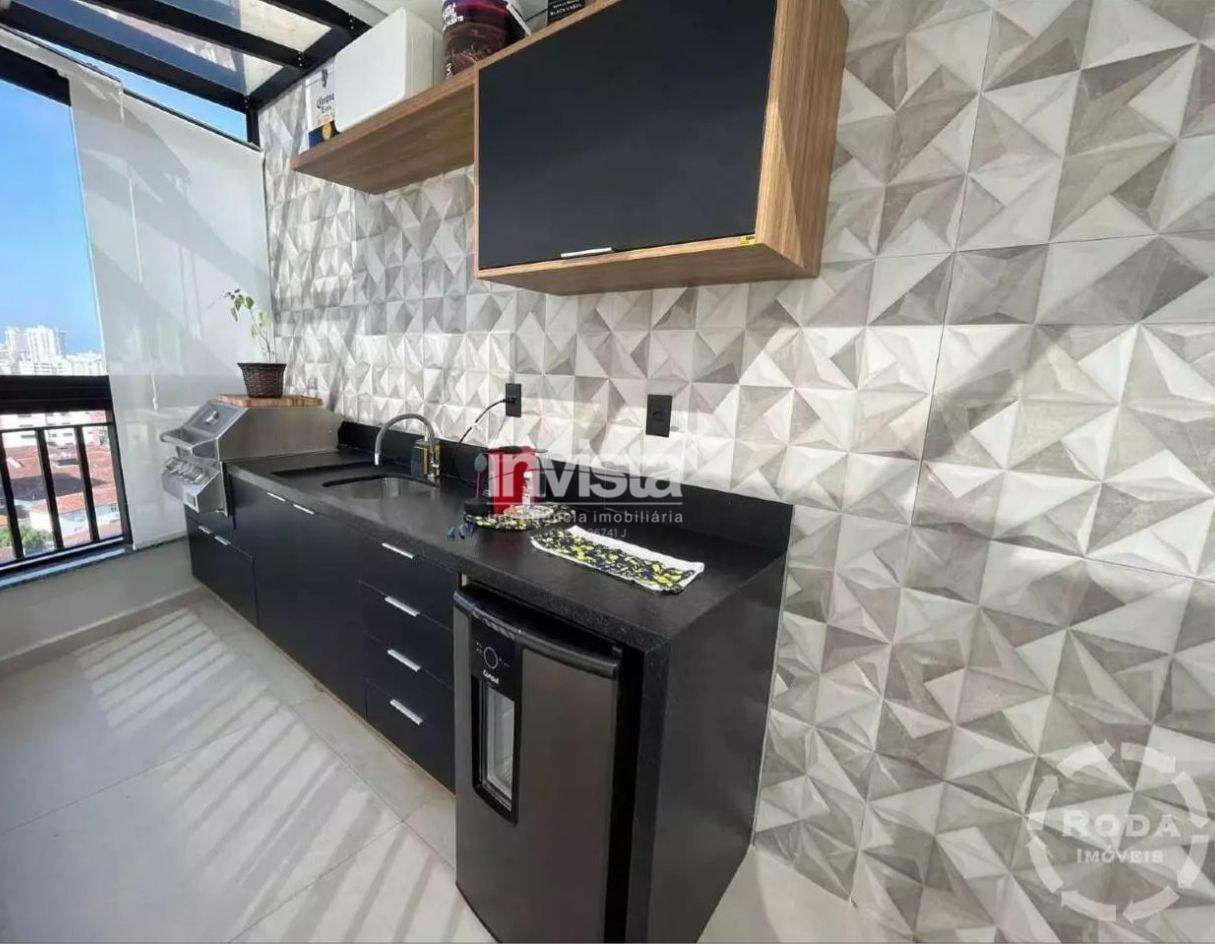 Apartamento para aluguel no bairro Marap&eacute; - Santos