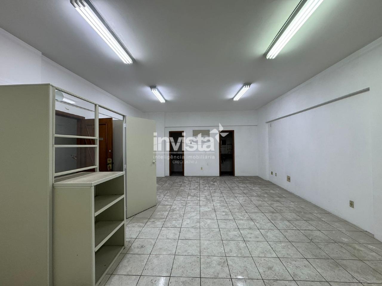 C&oacute;digo: 40343 R$ 2.200,00 Sala Comercial para alugar no bairro CENTRO 70 m&sup2; 1 quarto 1 vaga - Santos