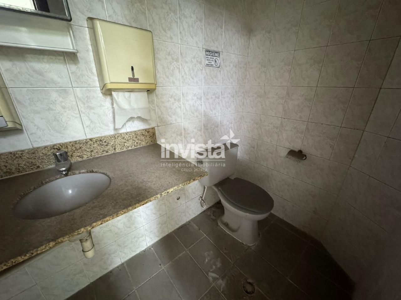 Sala Comercial com 70m&sup2; no Centro de Santos - Santos