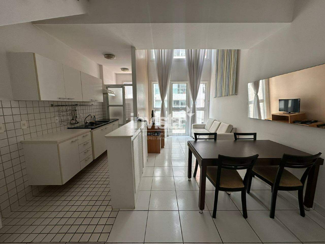 C&oacute;digo: 40359 R$ 560.000,00 Apartamento &agrave; venda no bairro Gonzaga 70 m&sup2; 1 quarto 1 vaga - Santos