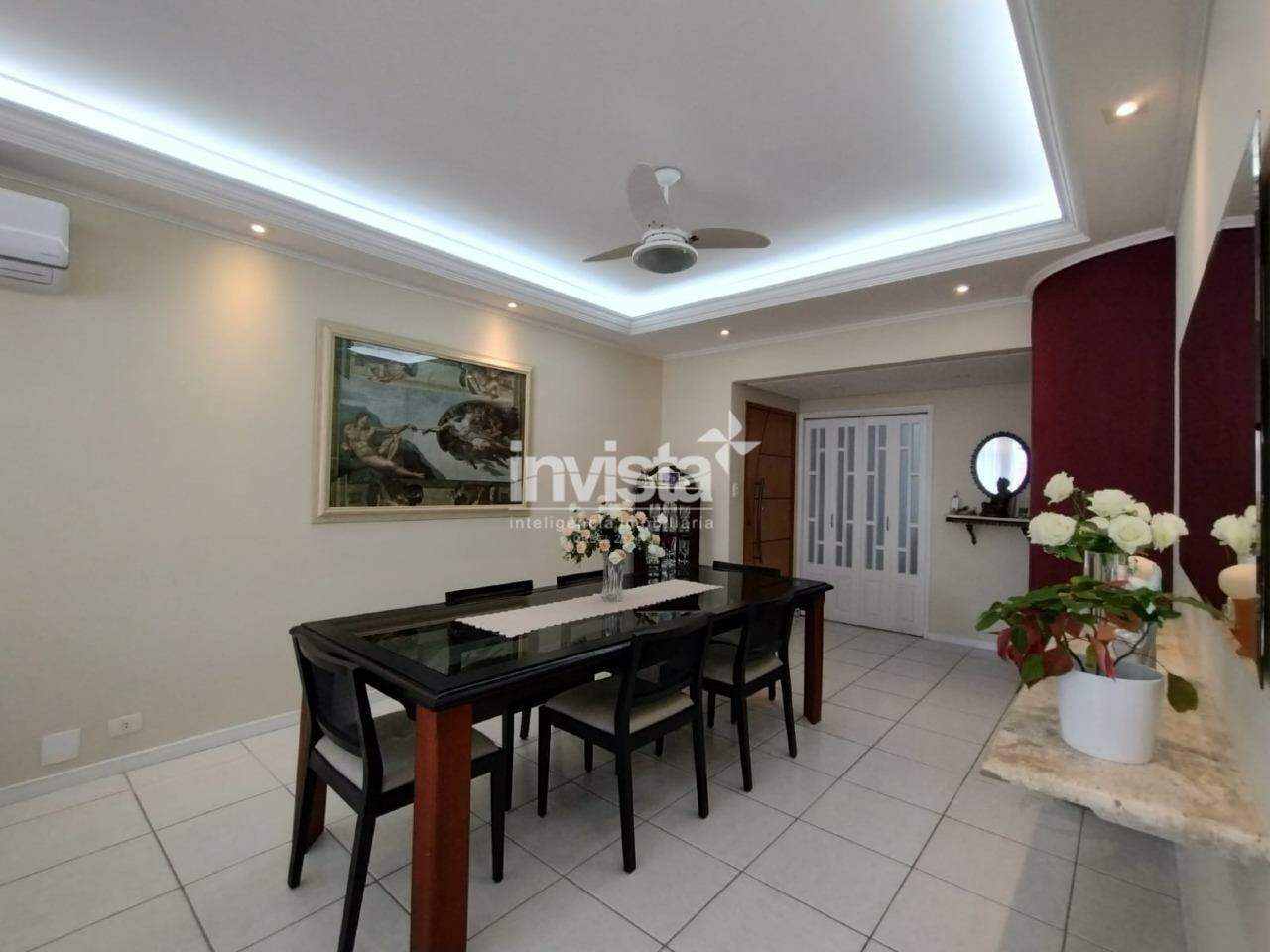 C&oacute;digo: 40362 R$ 1.171.000,00 Apartamento &agrave; venda no bairro Boqueir&atilde;o 160 m&sup2; 3 quartos 1 vaga - Santos