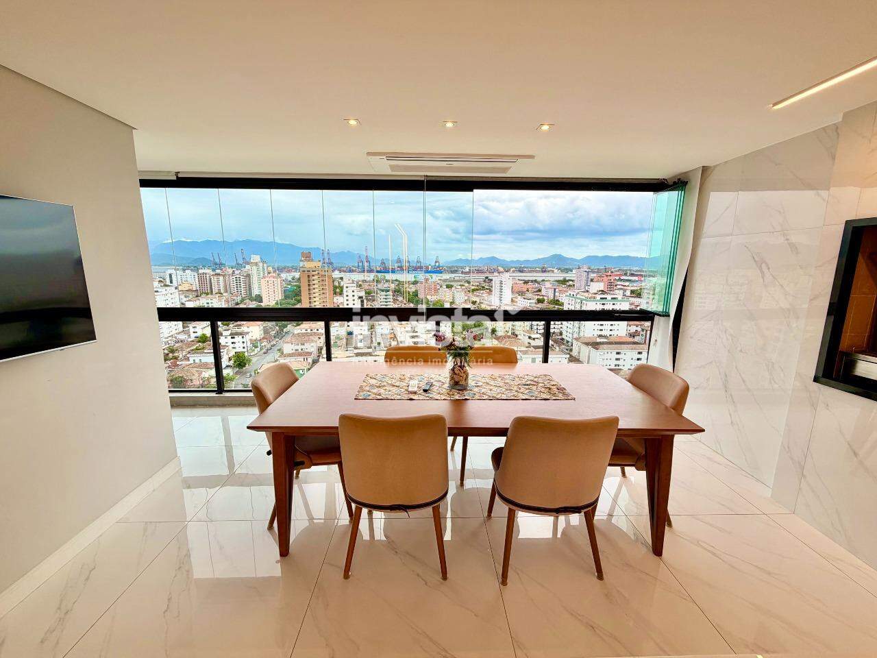 Apartamento &agrave; venda em Santos-SP no bairro Aparecida, com 3 dormit&oacute;rios e 120m&sup2; - Santos