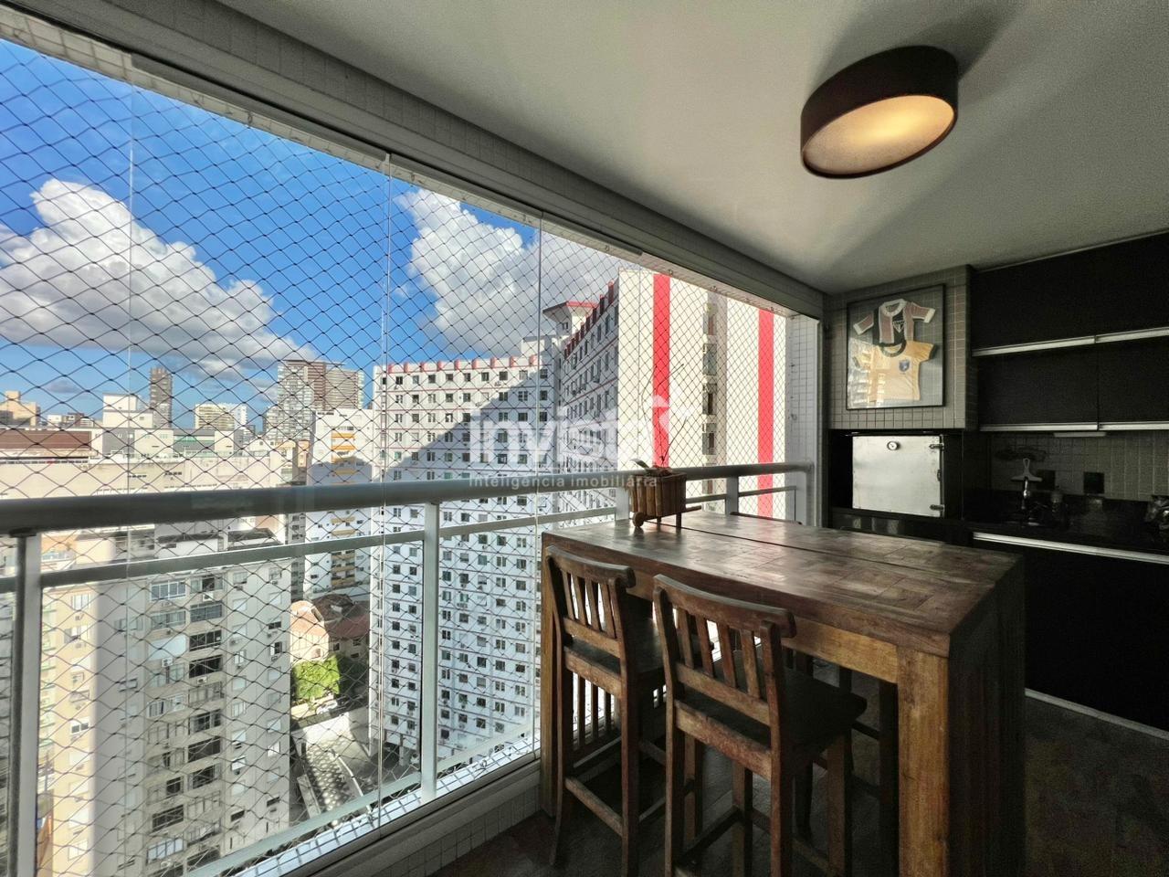 C&oacute;digo: 40390 R$ 1.325.000,00 Apartamento &agrave; venda no bairro Jos&eacute; Menino 100 m&sup2; 3 quartos 2 vagas - Santos