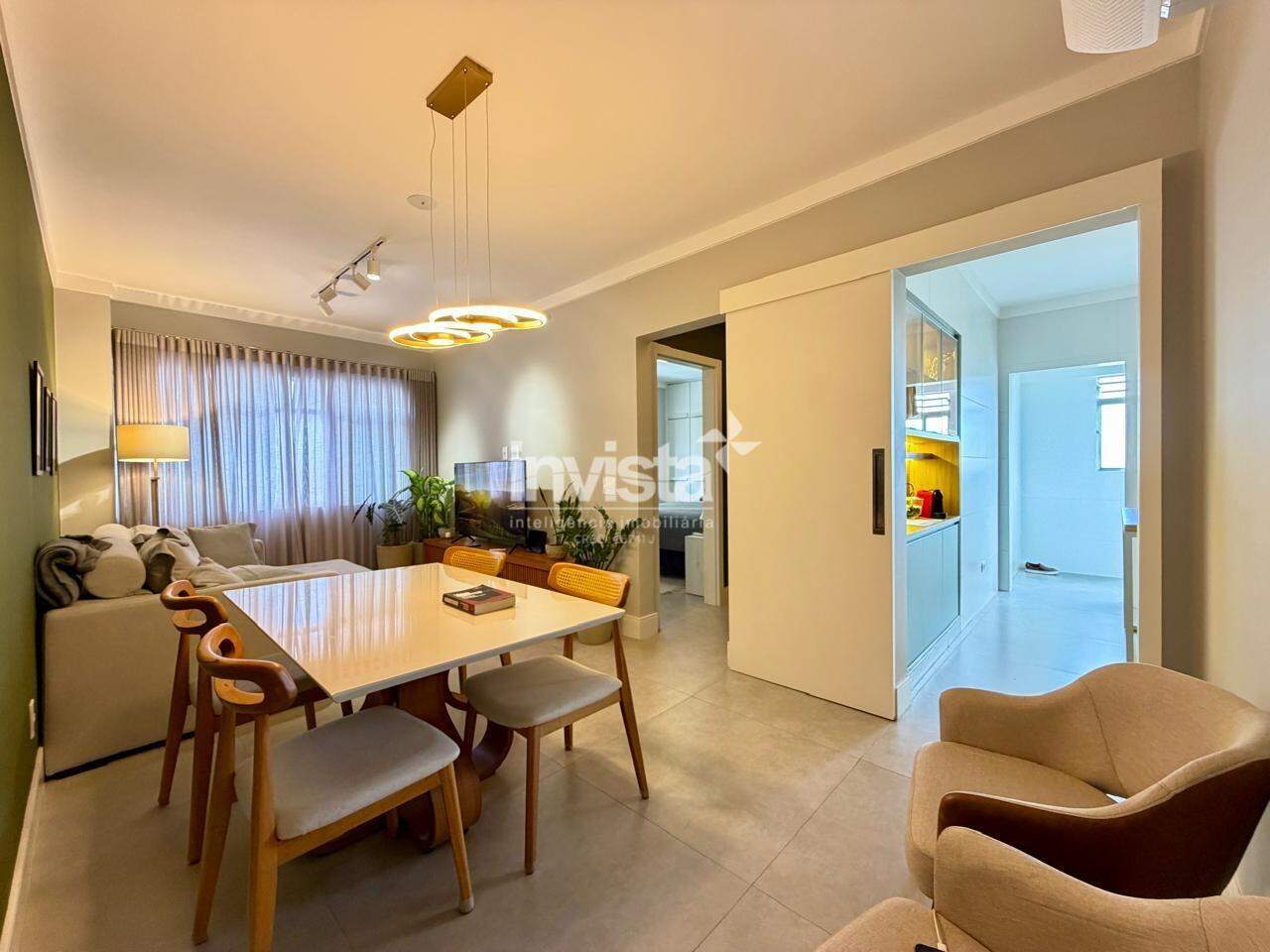 C&oacute;digo: 40410 R$ 480.000,00 Apartamento &agrave; venda no bairro Embar&eacute; 59 m&sup2; 1 quarto 1 vaga - Santos