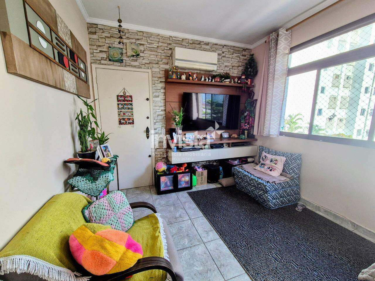 C&oacute;digo: 40412 R$ 350.000,00 Apartamento &agrave; venda no bairro Campo Grande 69 m&sup2; 2 quartos 1 vaga - Santos