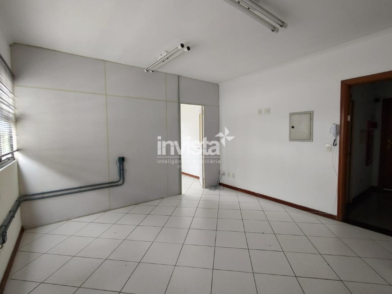 C&oacute;digo: 40421 R$ 2.500,00 Sala Comercial para alugar no bairro Aparecida 40 m&sup2; 0 quartos 1 vaga - Santos