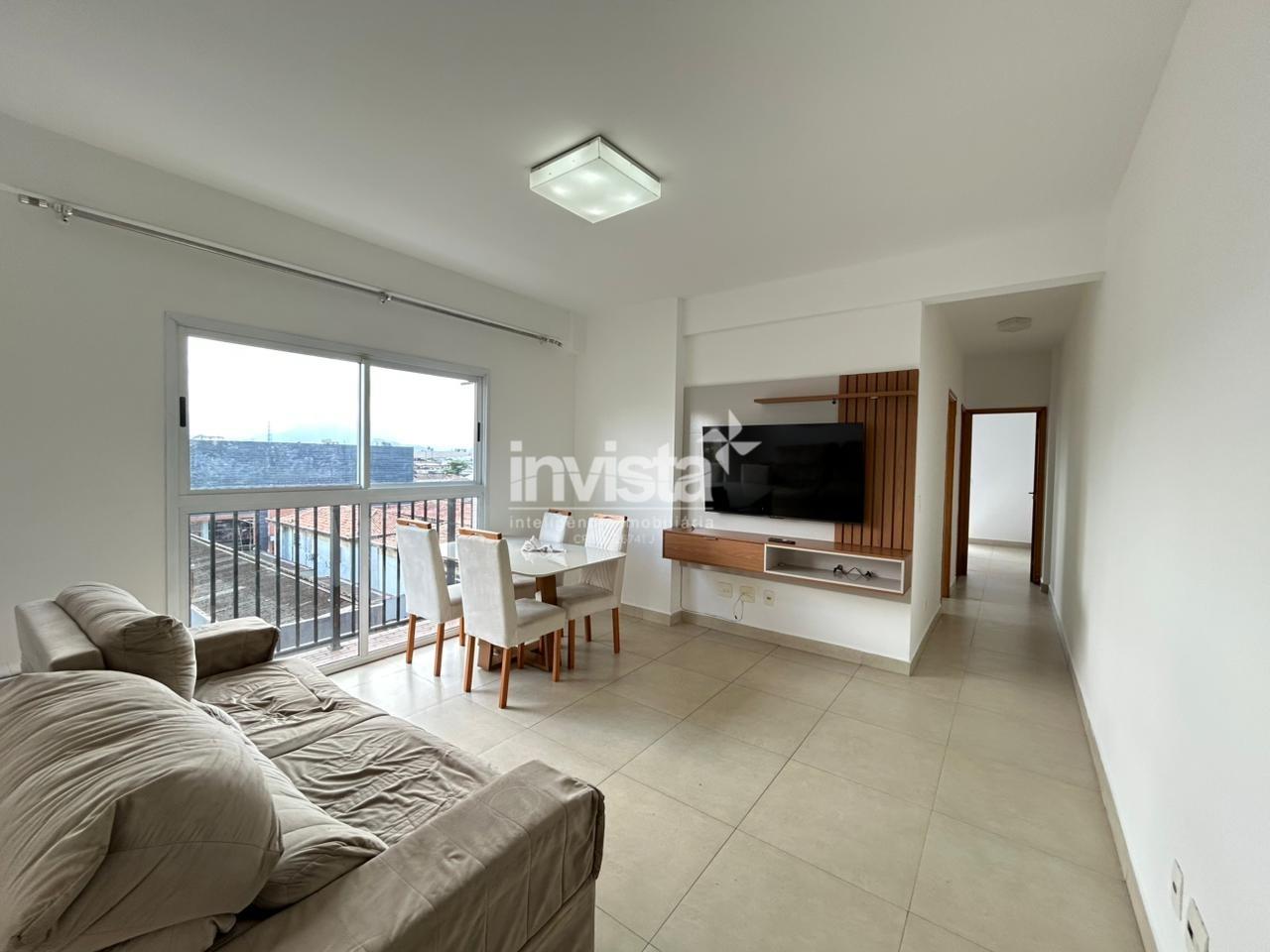 C&oacute;digo: 40440 R$ 4.200,00 Apartamento para alugar no bairro Encruzilhada 50 m&sup2; 2 quartos 1 vaga - Santos