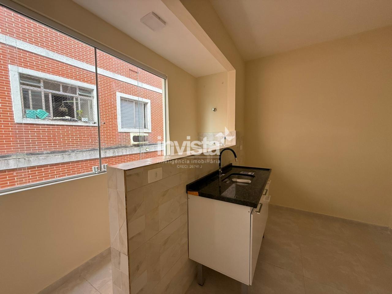 Apartamento para aluguel no bairro Aparecida - Santos