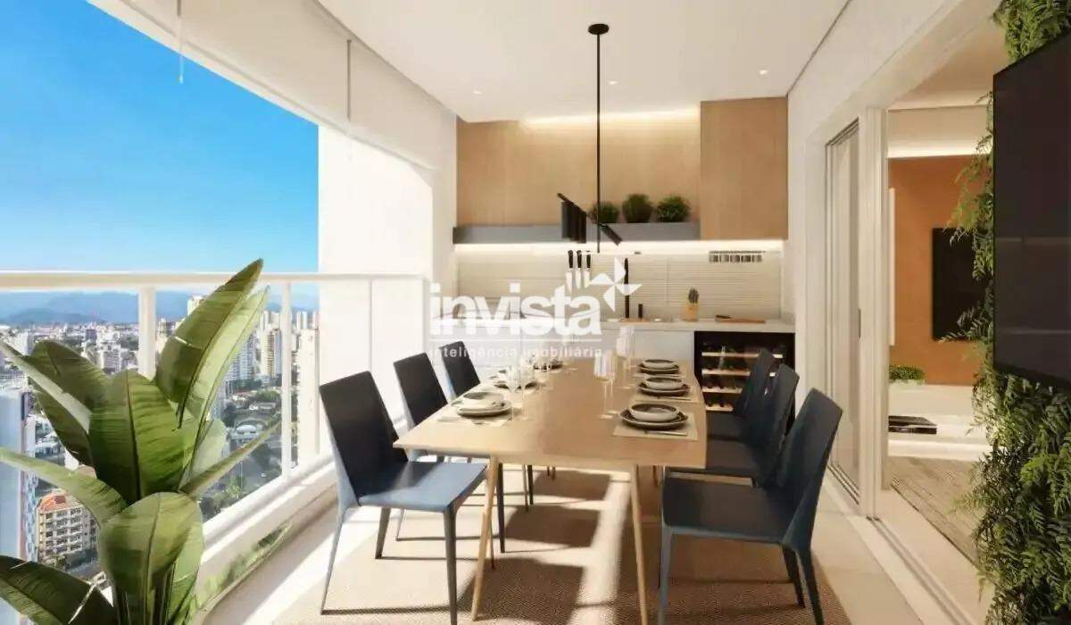 C&oacute;digo: 40466 R$ 2.150.000,00 Apartamento &agrave; venda no bairro Ponta da Praia 113 m&sup2; 2 quartos 2 vagas - Santos