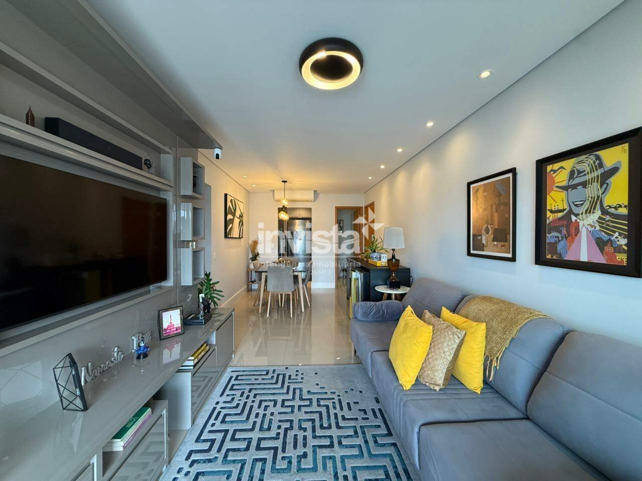 C&oacute;digo: 40479 R$ 1.300.000,00 Apartamento &agrave; venda no bairro Gonzaga 81 m&sup2; 2 quartos 1 vaga - Santos