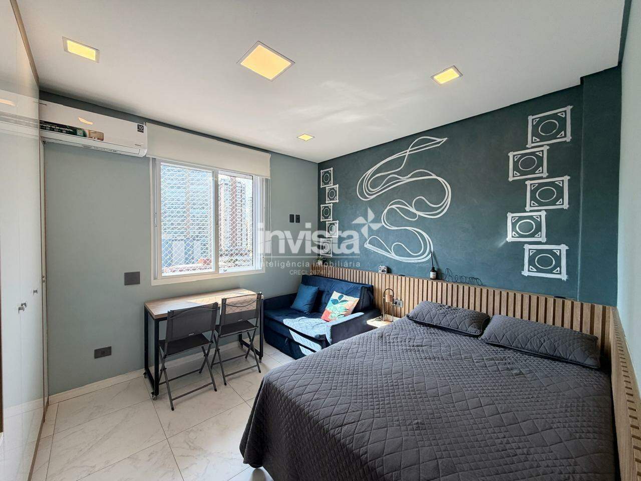 C&oacute;digo: 40480 R$ 335.000,00 Apartamento &agrave; venda no bairro Embar&eacute; 27 m&sup2; 1 quarto 0 vagas - Santos