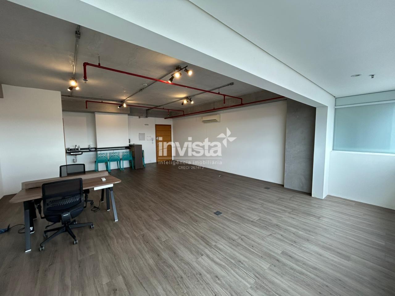 Sala Comercial para loca&ccedil;&atilde;o e venda no melhor pr&eacute;dio no centro de Santos - Santos