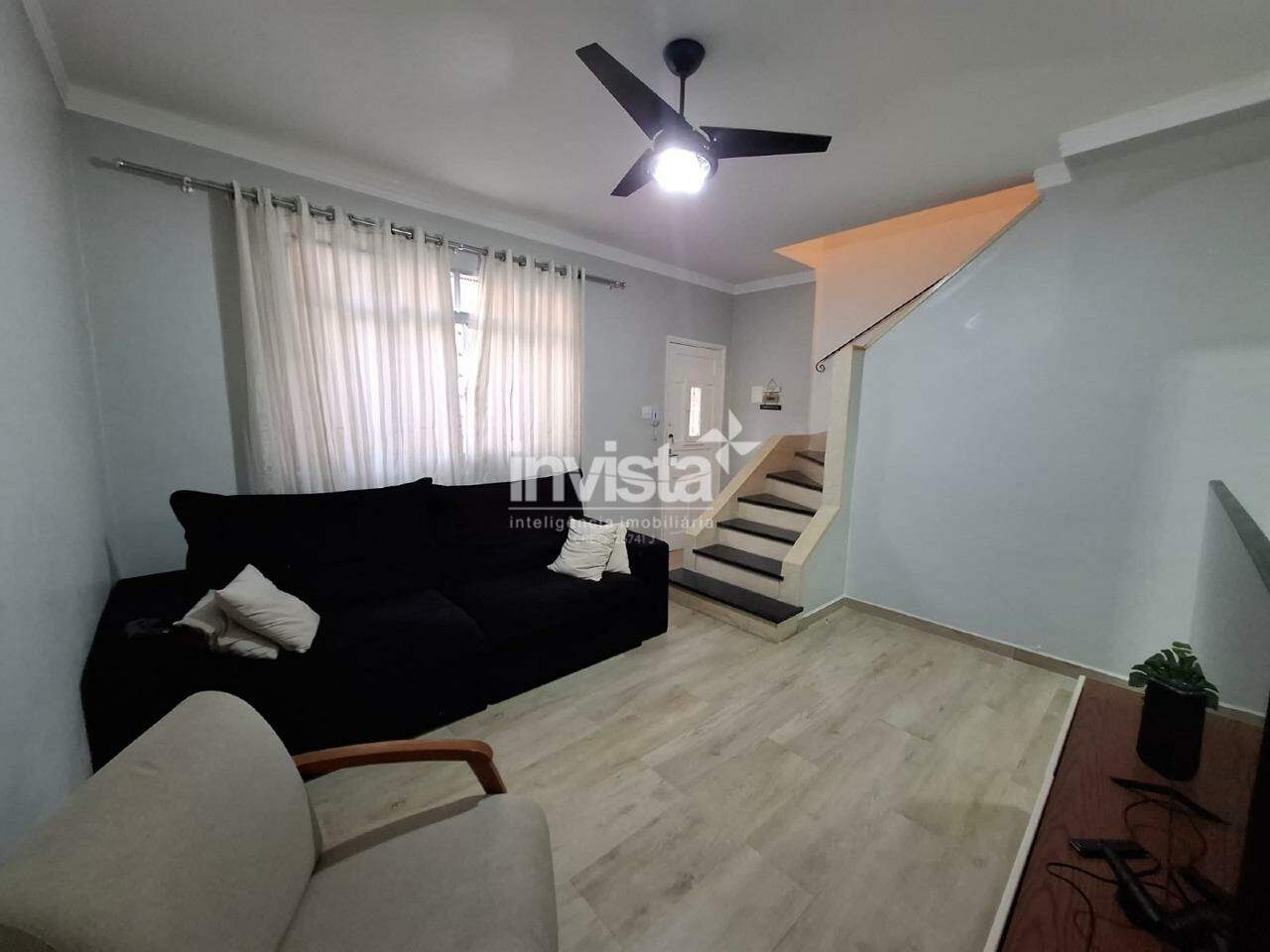 C&oacute;digo: 40502 R$ 600.000,00 Casa &agrave; venda no bairro Macuco 68 m&sup2; 2 quartos 1 vaga - Santos