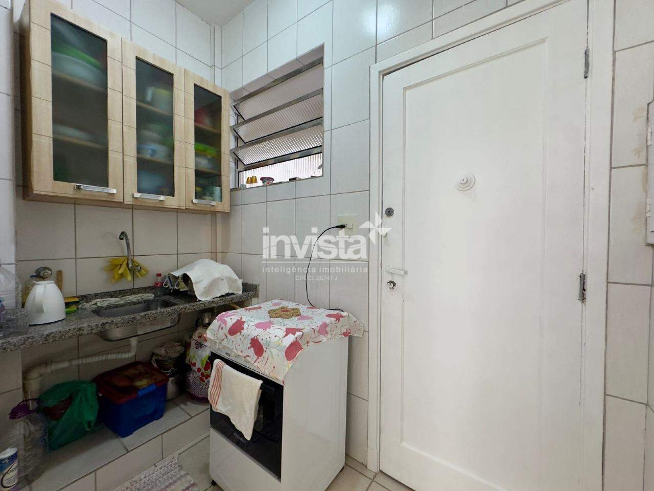 Apartamento &agrave; venda em Santos-SP no bairro Embar&eacute;, com 1 dormit&oacute;rio e 38m&sup2; - Santos