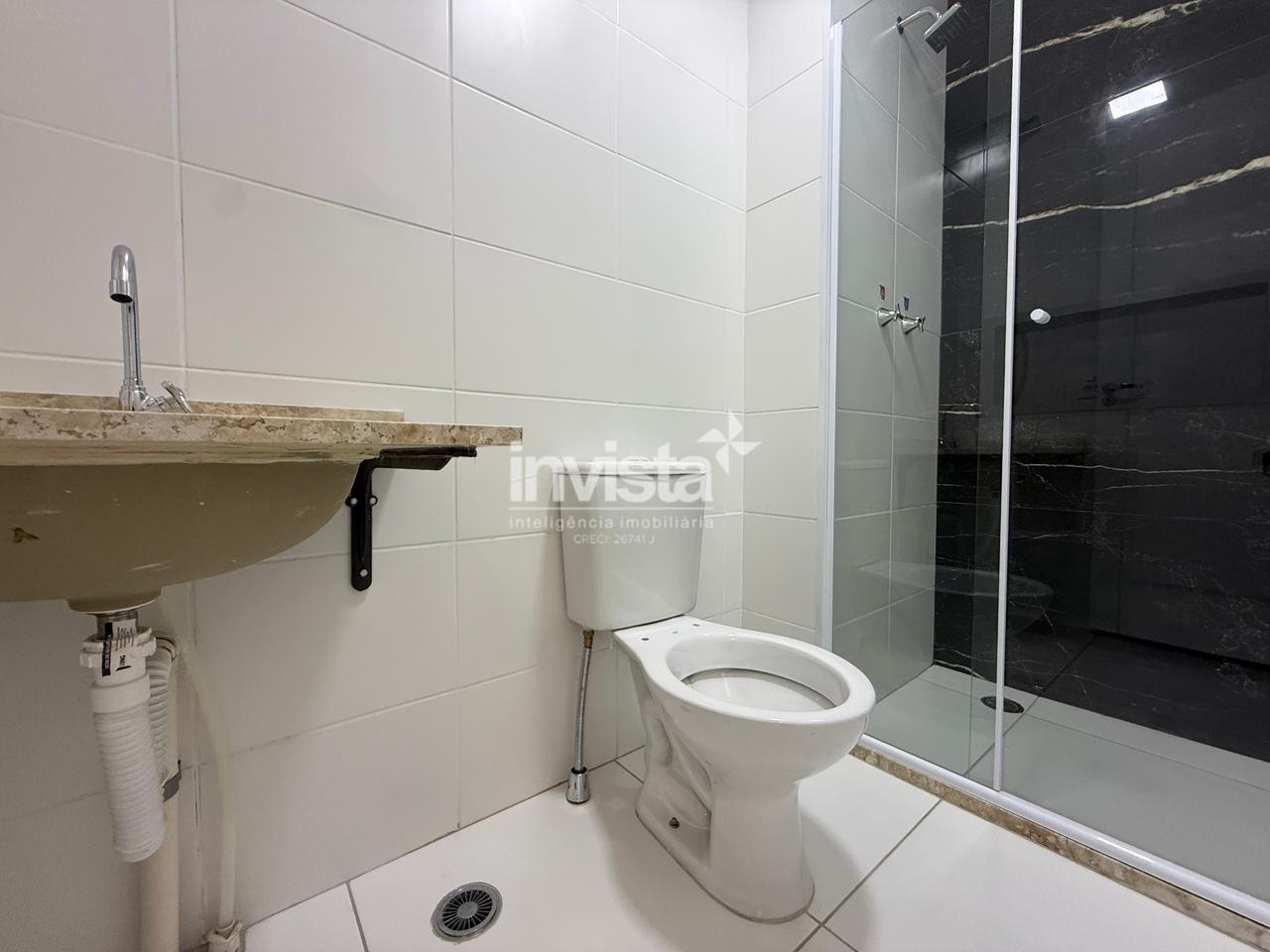 Apartamento para aluguel no bairro Marap&eacute; - Santos