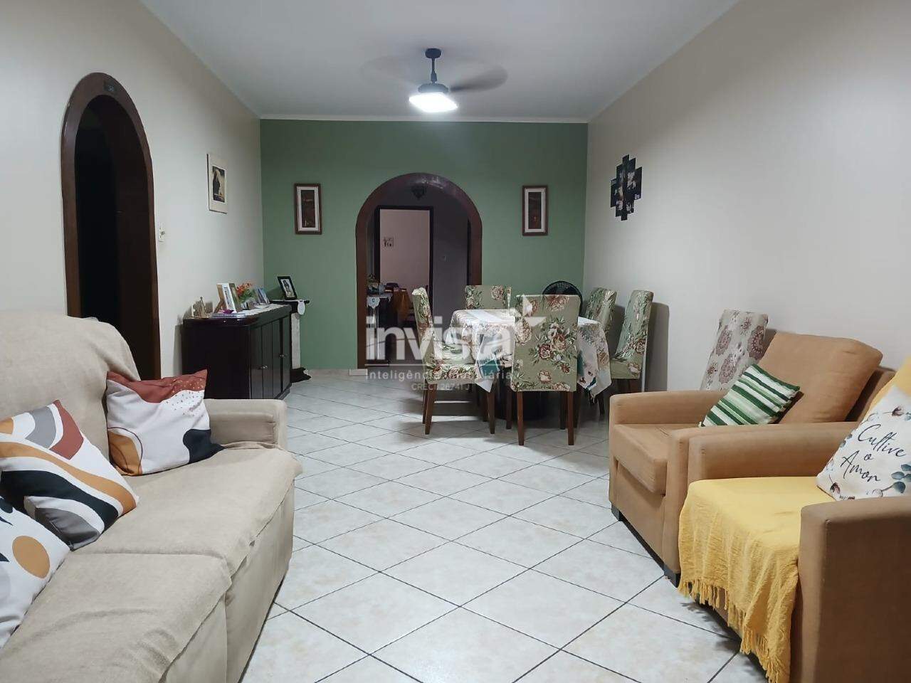 C&oacute;digo: 40540 R$ 1.280.000,00 Apartamento &agrave; venda no bairro Boqueir&atilde;o 130 m&sup2; 3 quartos 2 vagas - Santos