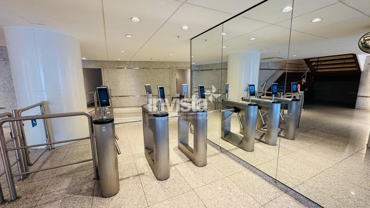 Sala Comercial para aluguel no bairro Gonzaga - Santos