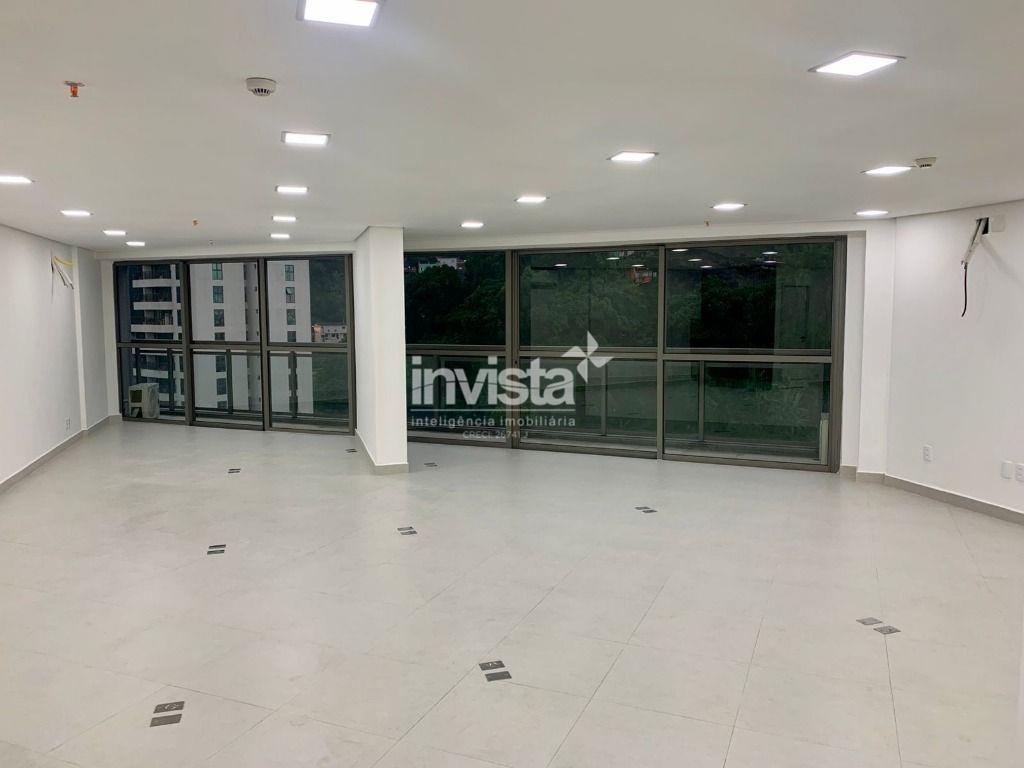C&oacute;digo: 40581 R$ 7.250,00 Sala Comercial para alugar no bairro VALONGO 112 m&sup2; 0 quartos 2 vagas - Santos