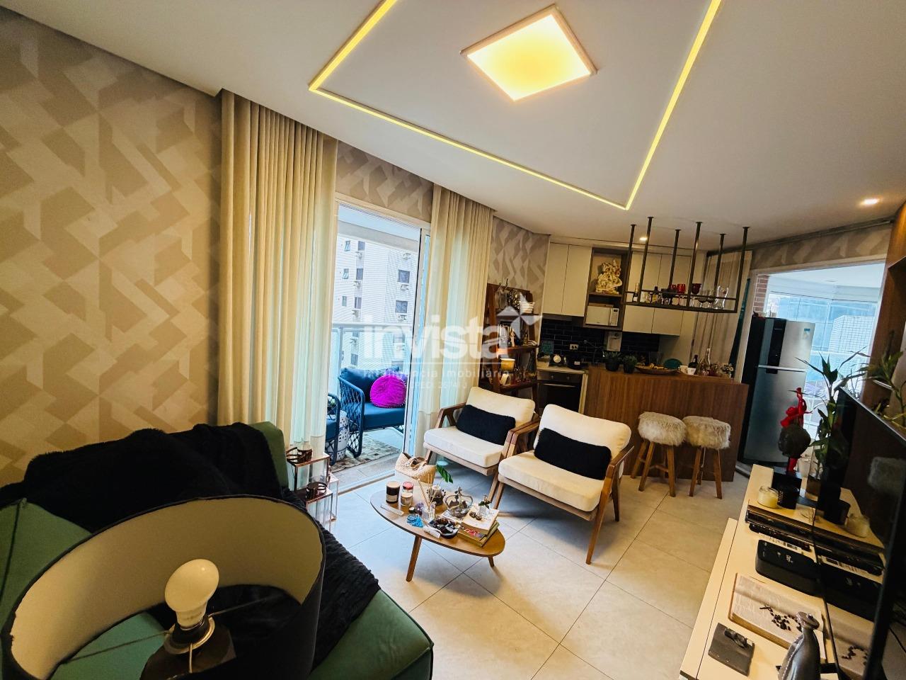 Apartamento &agrave; venda no bairro Pomp&eacute;ia - Santos