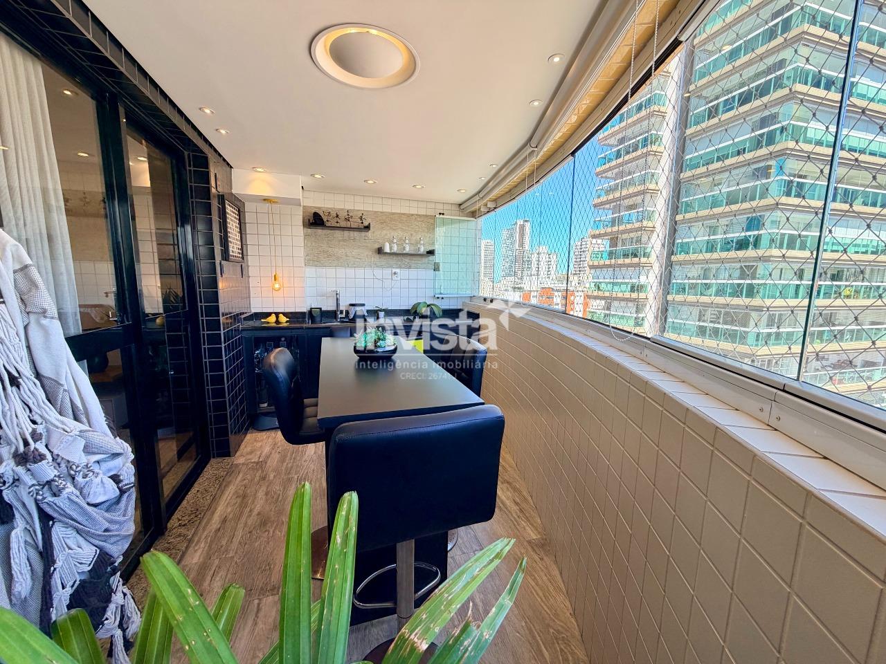 C&oacute;digo: 40593 R$ 1.298.000,00 Apartamento &agrave; venda no bairro Pomp&eacute;ia 122 m&sup2; 3 quartos 2 vagas - Santos