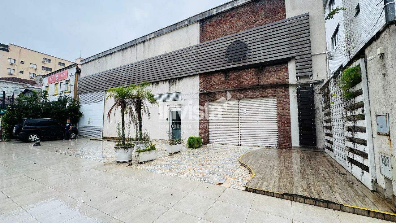 C&oacute;digo: 40603 R$ 24.000.000,00 Galp&atilde;o &agrave; venda no bairro Campo Grande 2757 m&sup2; 0 quartos 30 vagas - Santos