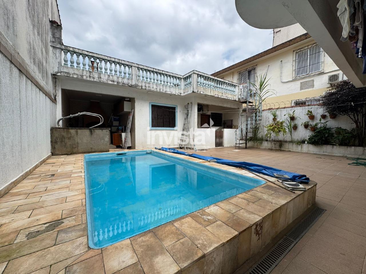 C&oacute;digo: 40615 R$ 1.800.000,00 Casa &agrave; venda no bairro Embar&eacute; 195 m&sup2; 5 quartos 3 vagas - Santos