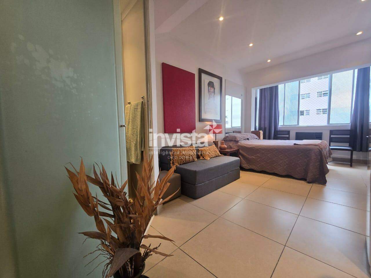 C&oacute;digo: 40619 R$ 340.000,00 Apartamento &agrave; venda em Santos-SP no bairro Boqueir&atilde;o, com 1 dormit&oacute;rio e 25m&sup2; 25 m&sup2; 1 quarto 0 vagas - Santos