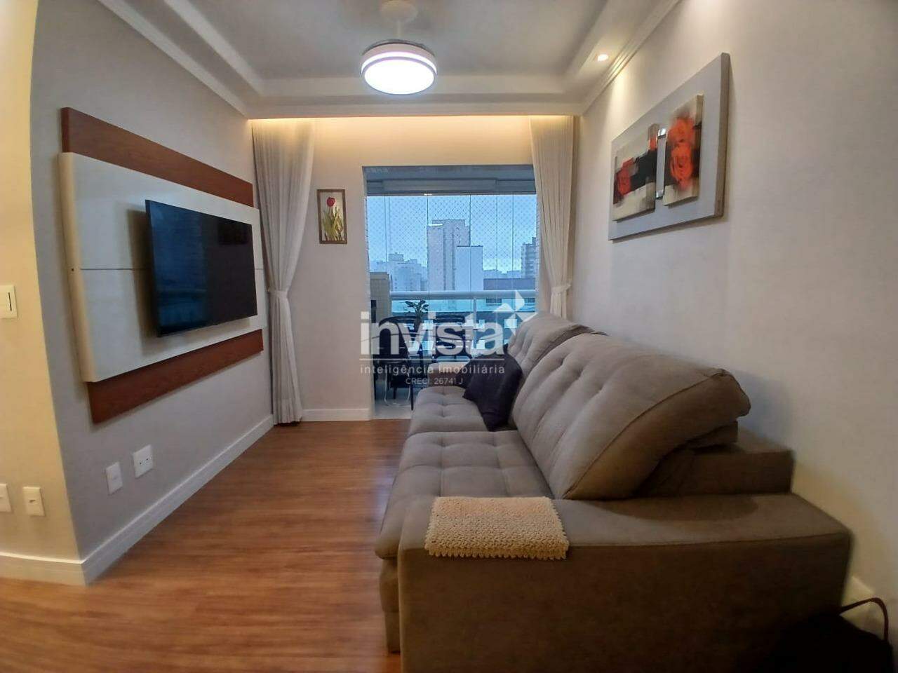 C&oacute;digo: 40621 R$ 1.330.000,00 Apartamento &agrave; venda no bairro Gonzaga 74 m&sup2; 2 quartos 2 vagas - Santos