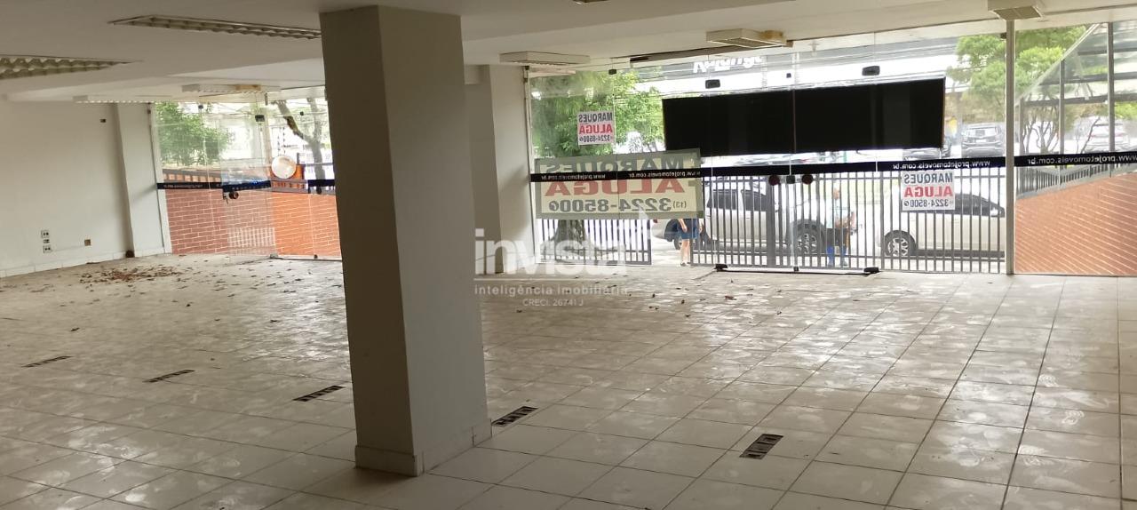 C&oacute;digo: 40624 R$ 12.000,00 Ponto Comercial para alugar no bairro Gonzaga 274 m&sup2; 0 quartos 0 vagas - Santos