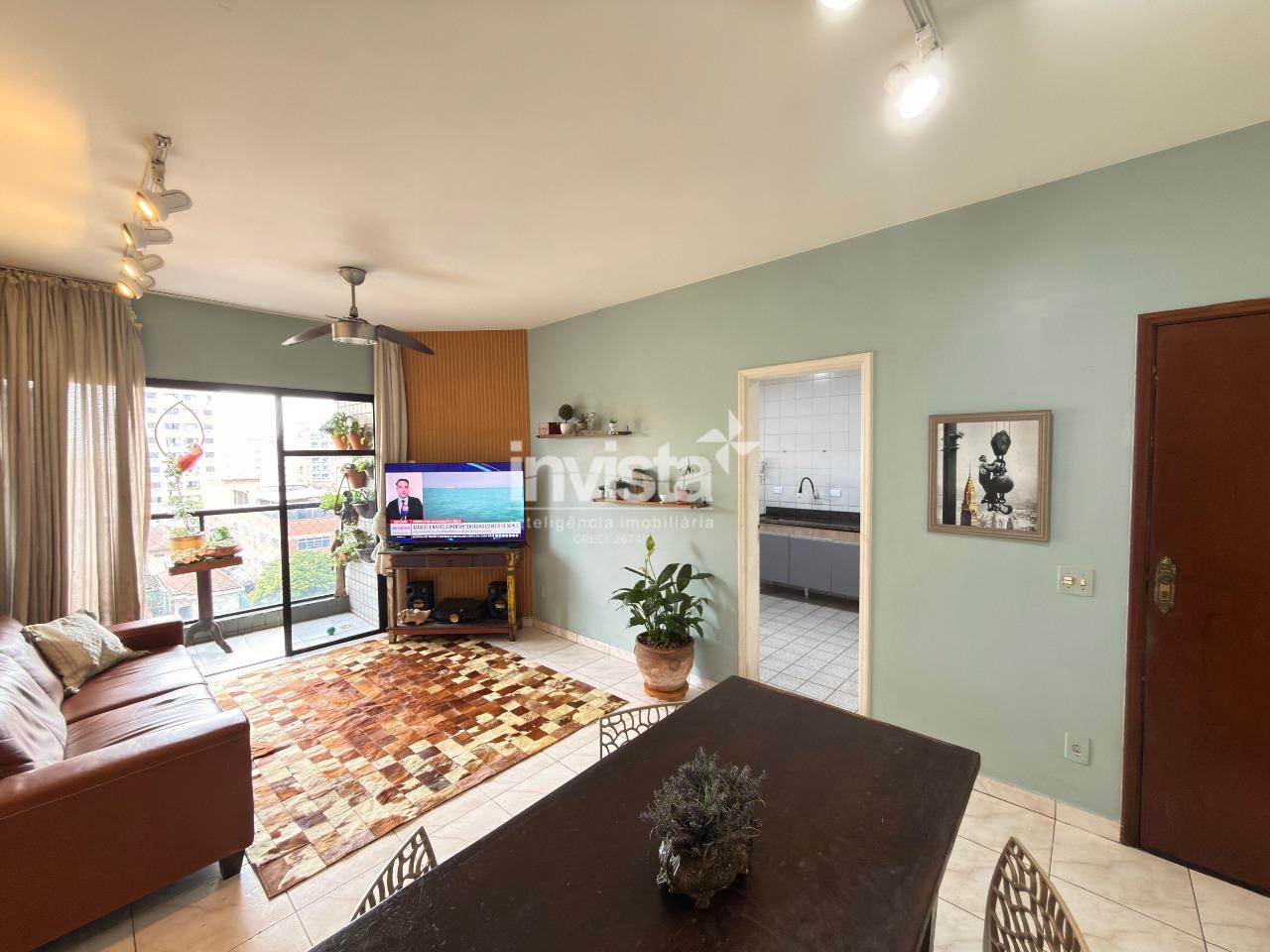 C&oacute;digo: 40627 R$ 600.000,00 Apartamento &agrave; venda no bairro Aparecida 81 m&sup2; 2 quartos 1 vaga - Santos