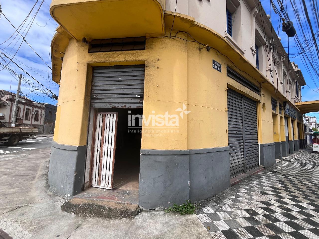 C&oacute;digo: 40630 R$ 2.500,00 Loja para alugar no bairro Vila Mathias 72 m&sup2; 0 quartos 0 vagas - Santos