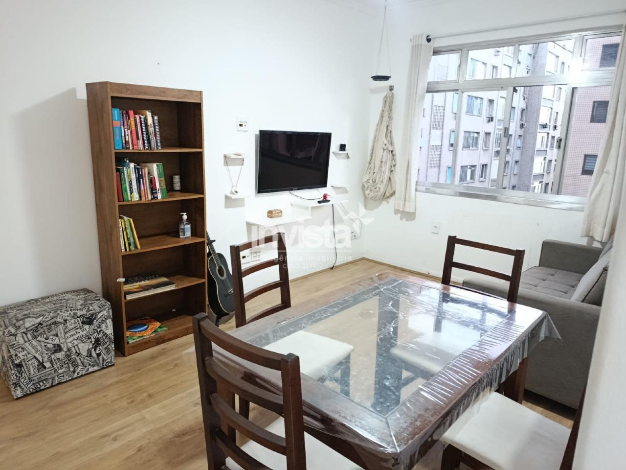 C&oacute;digo: 40640 R$ 2.700,00 Apartamento para alugar no bairro Aparecida 50 m&sup2; 1 quarto 1 vaga - Santos