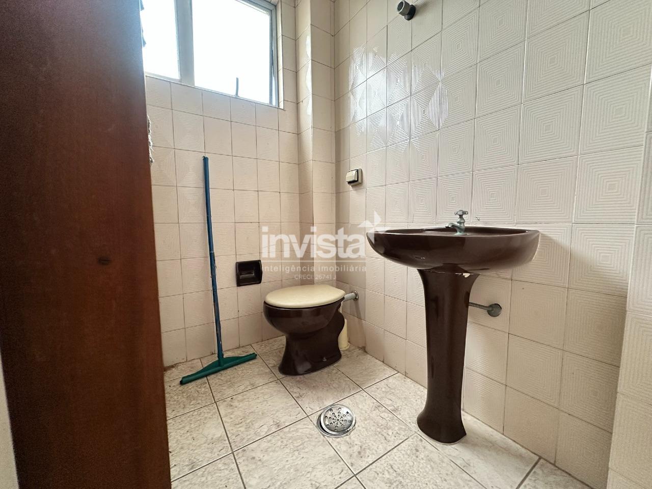 Sala Comercial para aluguel no bairro Gonzaga - Santos