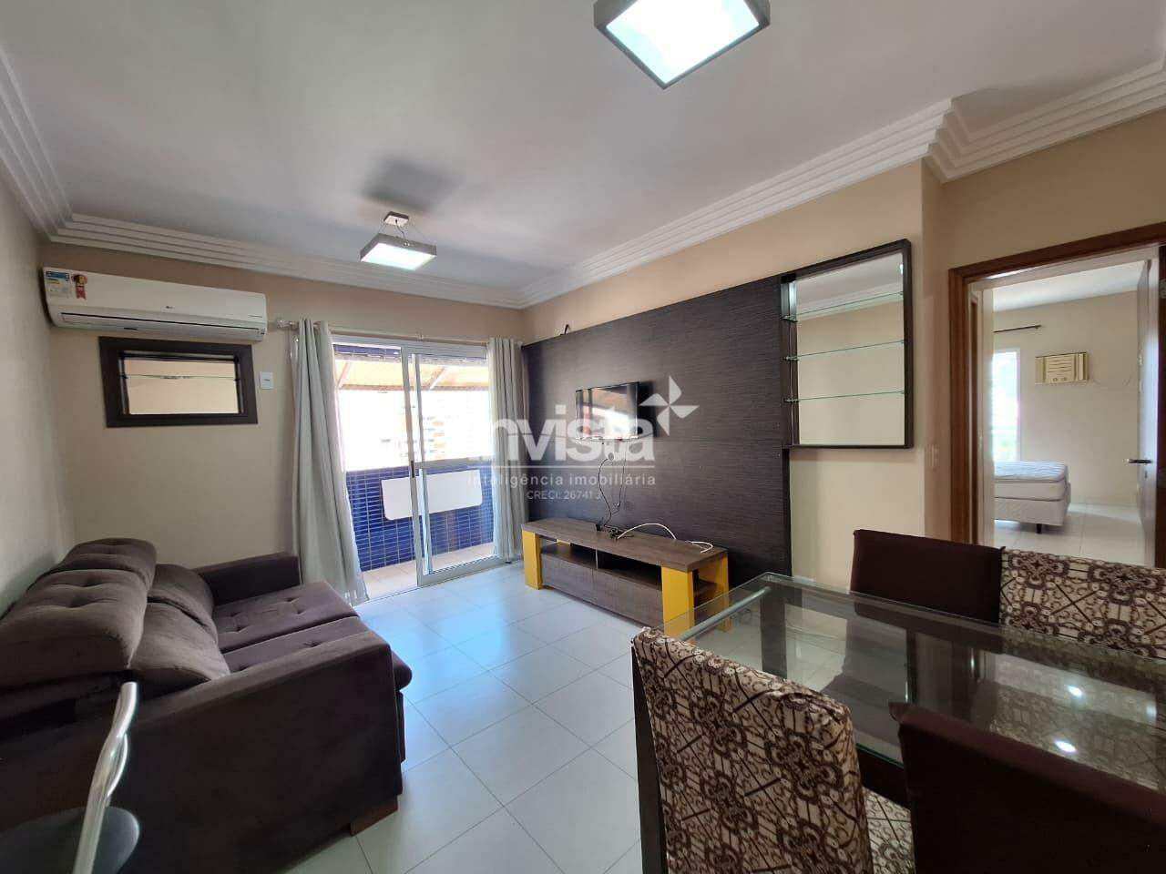 C&oacute;digo: 40645 R$ 750.000,00 Apartamento &agrave; venda no bairro Gonzaga 62 m&sup2; 1 quarto 1 vaga - Santos