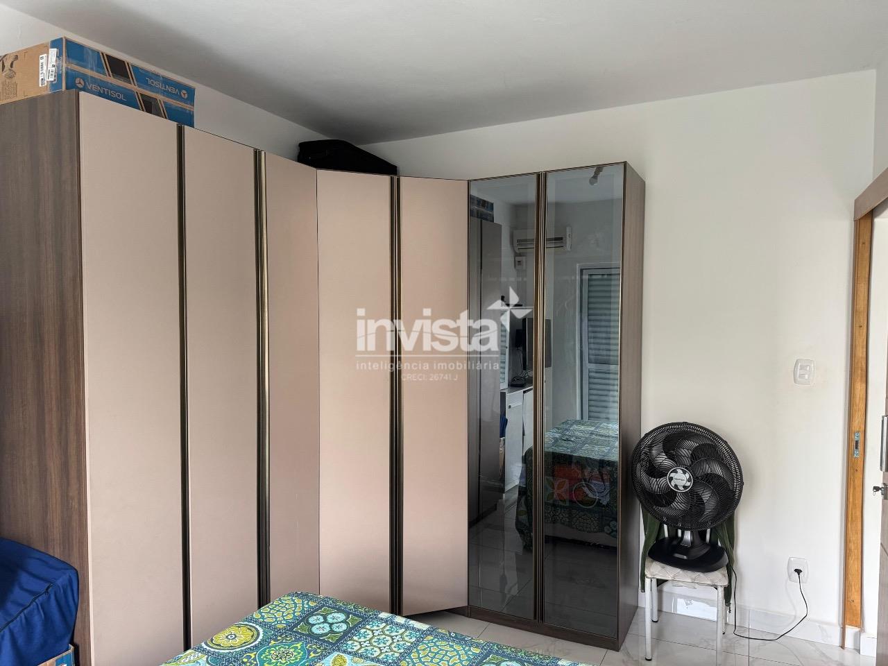 Apartamento 3 quartos com 1 vaga na Encruzilhada, Santos &ndash; Frente, 95m&sup2; - Santos
