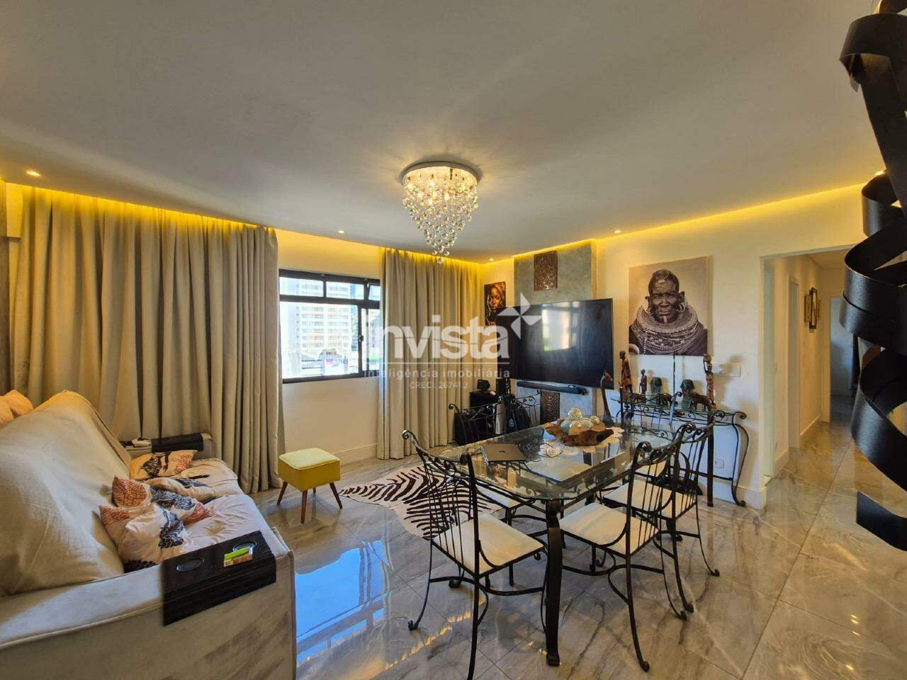 C&oacute;digo: 40660 R$ 650.000,00 Apartamento &agrave; venda no bairro Vila Mathias 88 m&sup2; 2 quartos 1 vaga - Santos